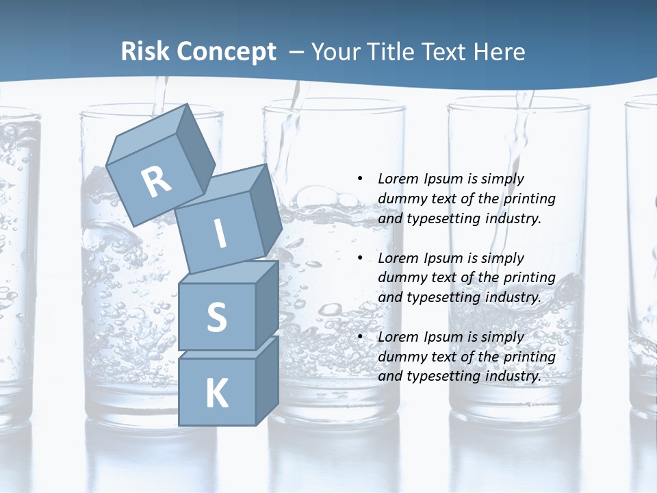 Glasses Of Water PowerPoint Template