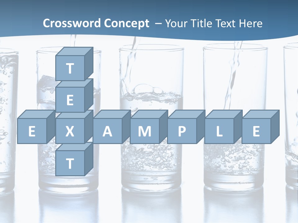 Glasses Of Water PowerPoint Template