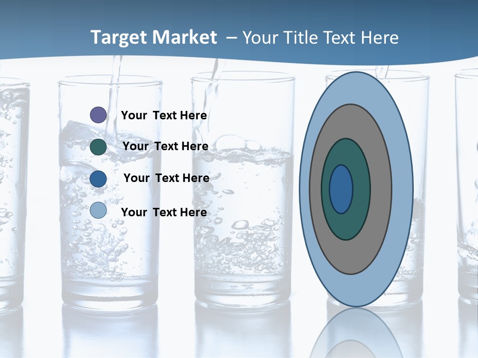 Glasses Of Water PowerPoint Template