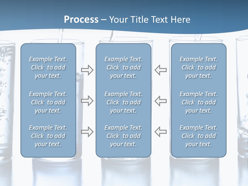 Glasses Of Water PowerPoint Template