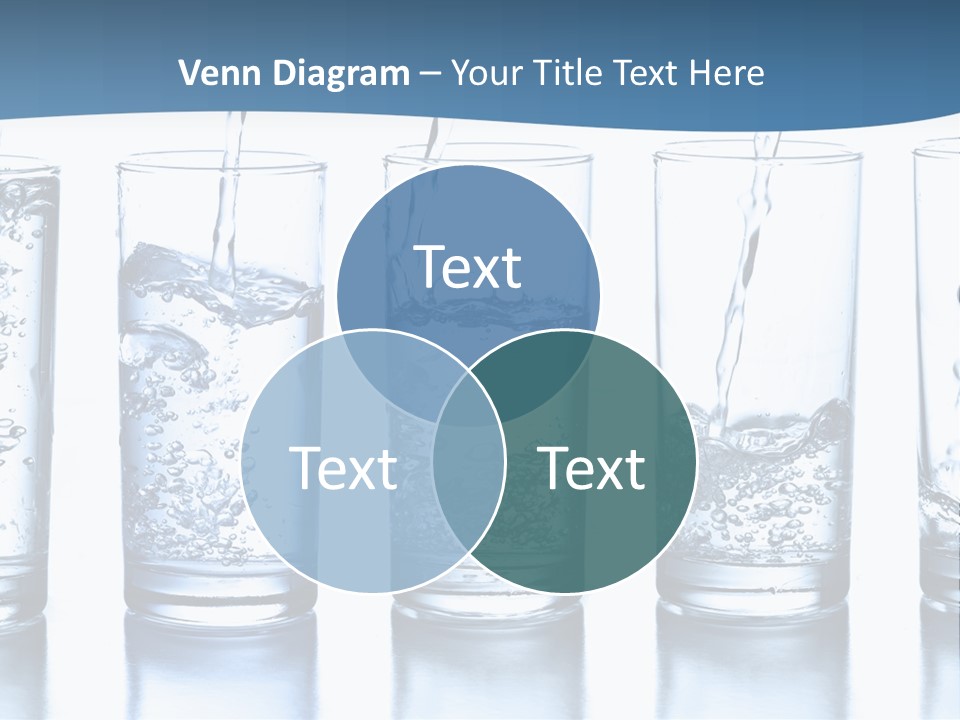 Glasses Of Water PowerPoint Template