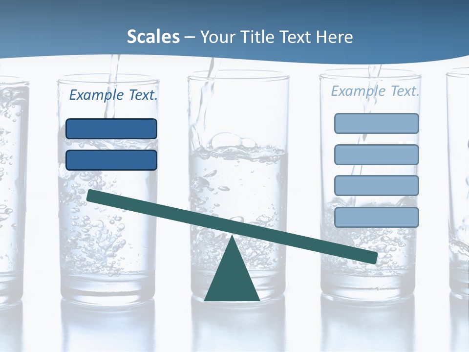 Glasses Of Water PowerPoint Template