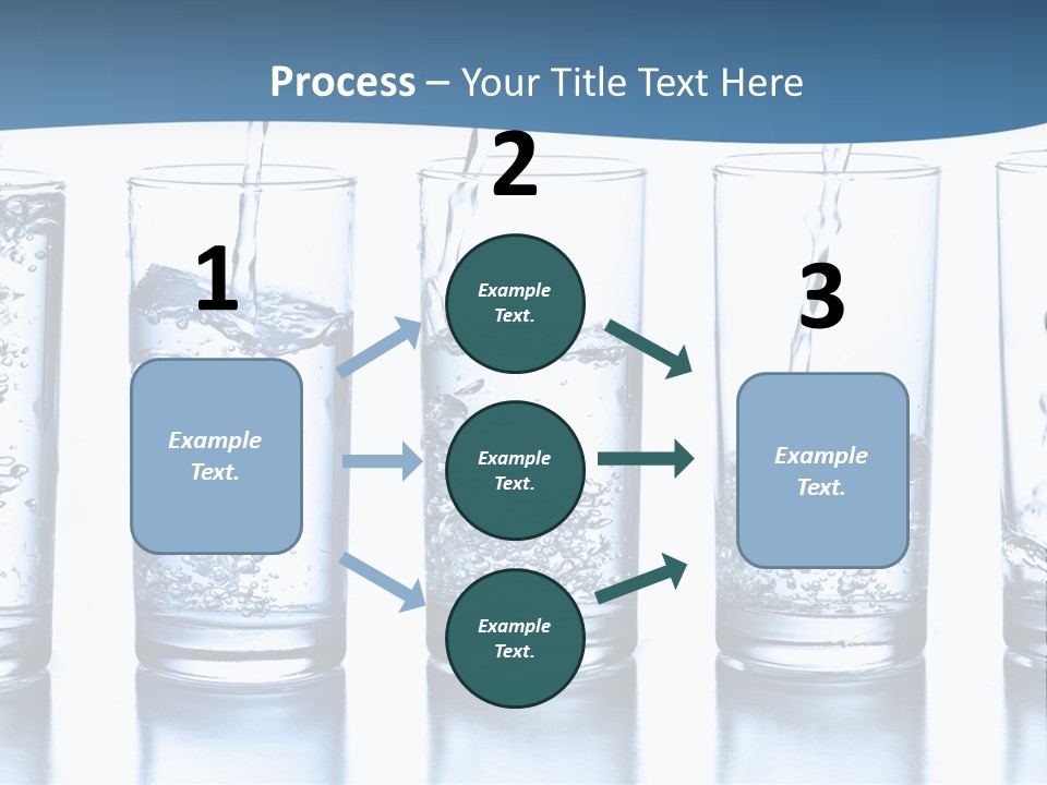 Glasses Of Water PowerPoint Template