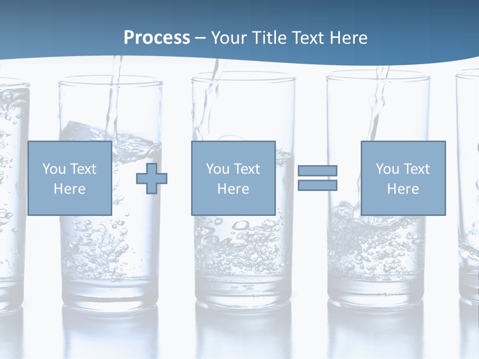 Glasses Of Water PowerPoint Template