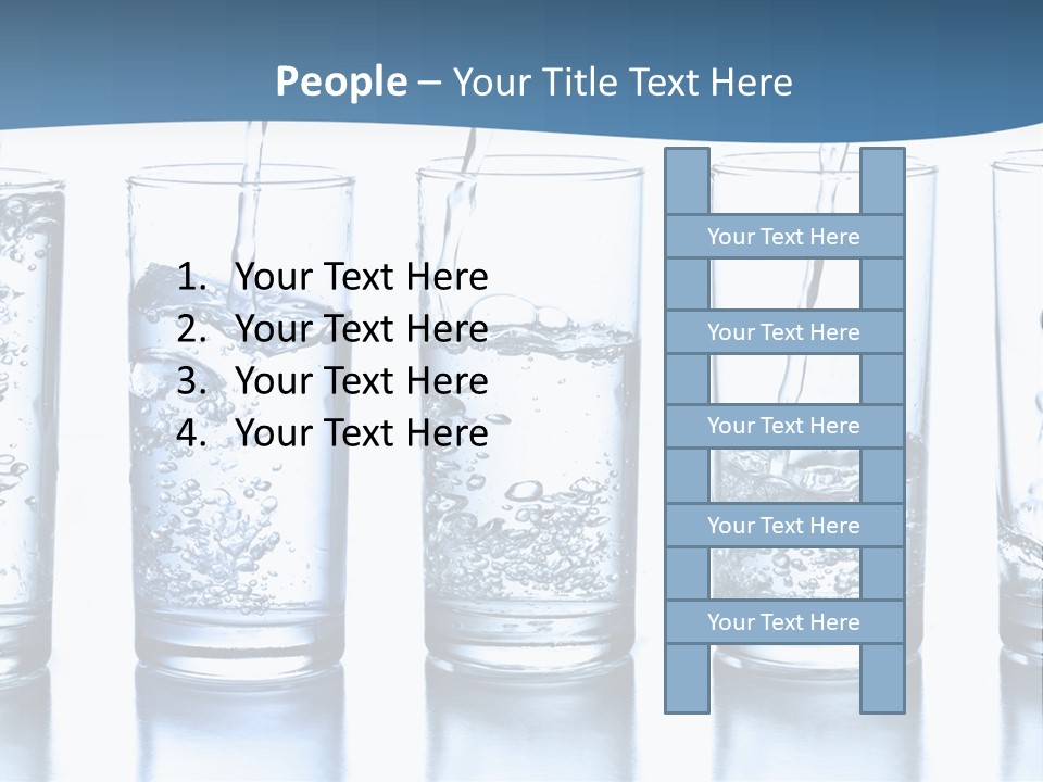 Glasses Of Water PowerPoint Template