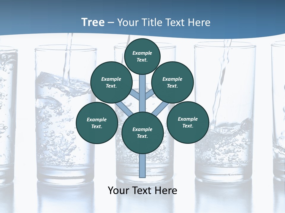 Glasses Of Water PowerPoint Template