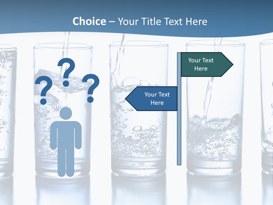 Glasses Of Water PowerPoint Template