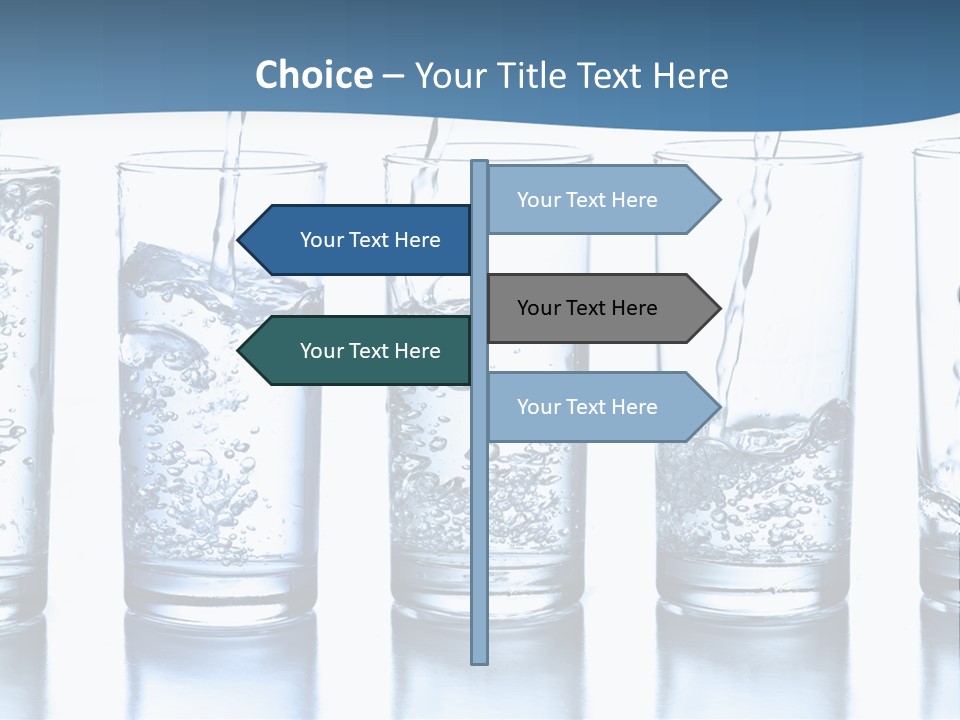 Glasses Of Water PowerPoint Template