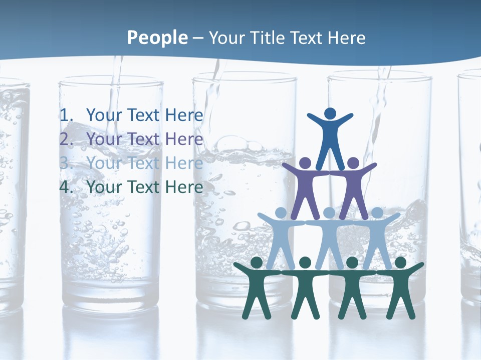 Glasses Of Water PowerPoint Template