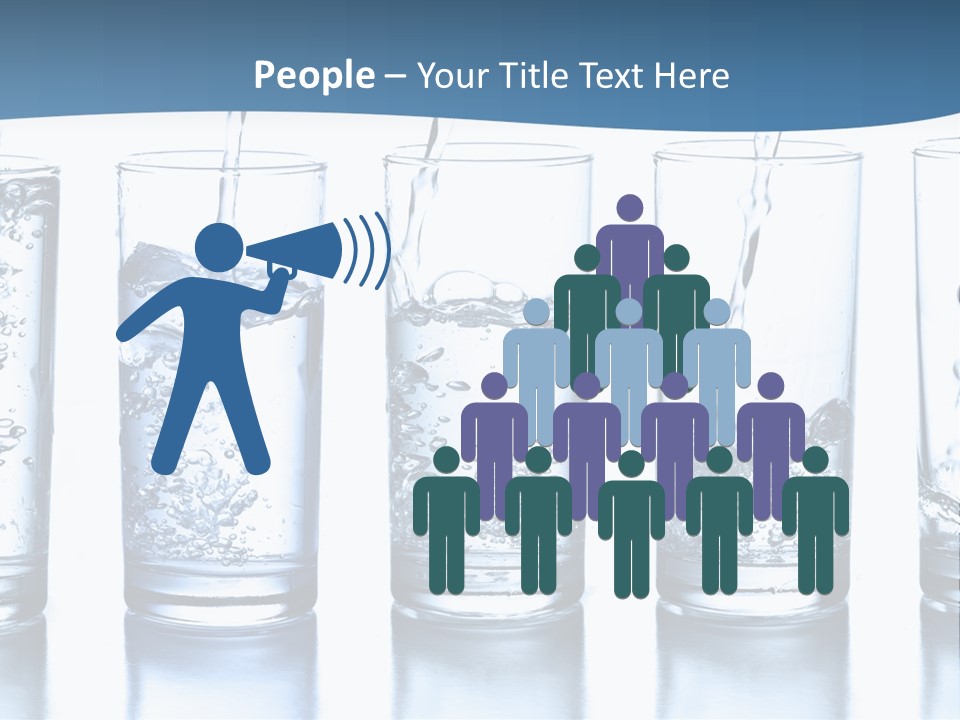 Glasses Of Water PowerPoint Template