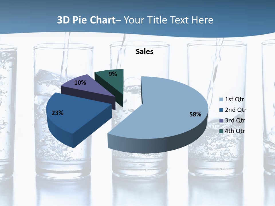 Glasses Of Water PowerPoint Template