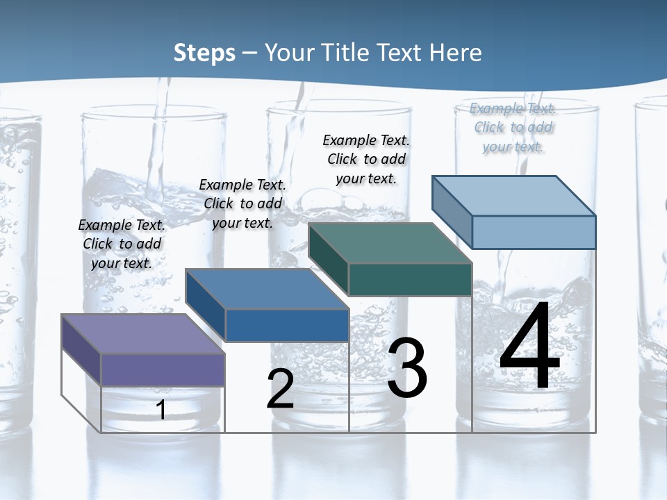 Glasses Of Water PowerPoint Template