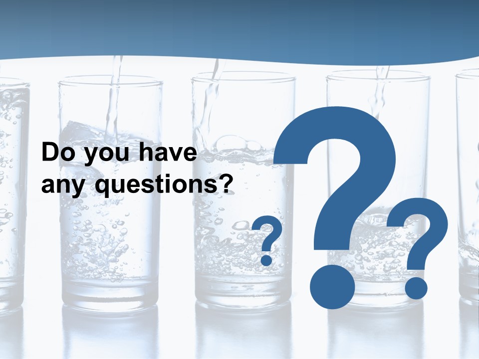 Glasses Of Water PowerPoint Template