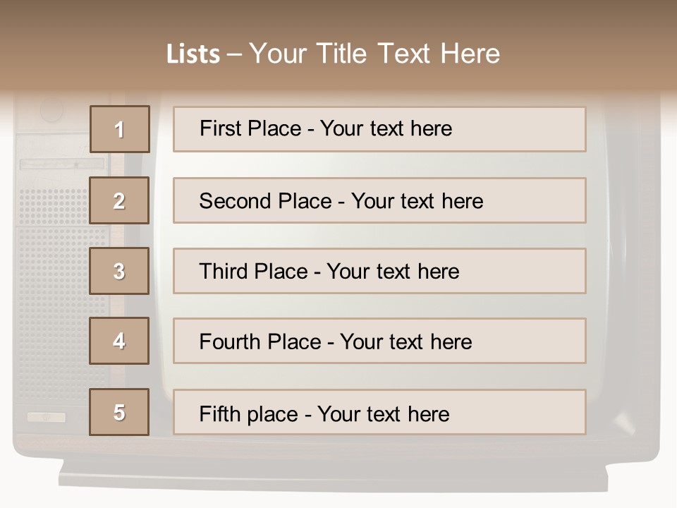 Vintage Tv PowerPoint Template