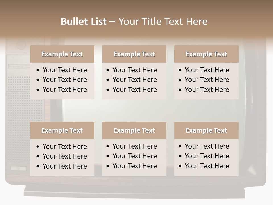 Vintage Tv PowerPoint Template