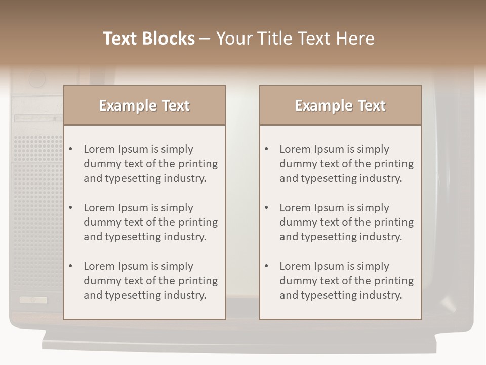 Vintage Tv PowerPoint Template