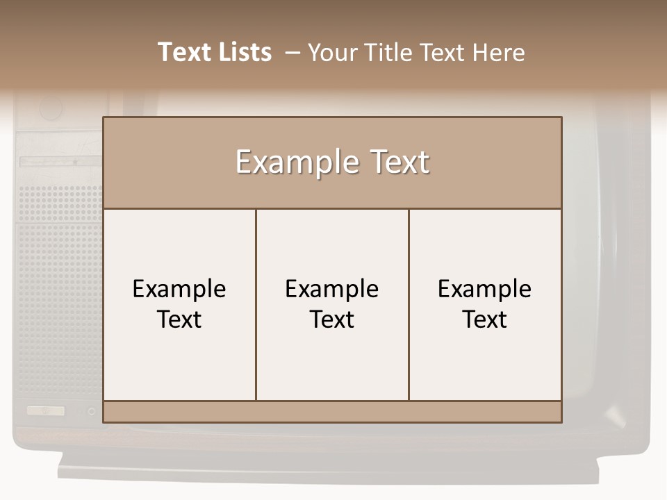 Vintage Tv PowerPoint Template