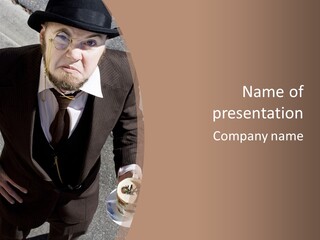 Irritate Floats Suit PowerPoint Template