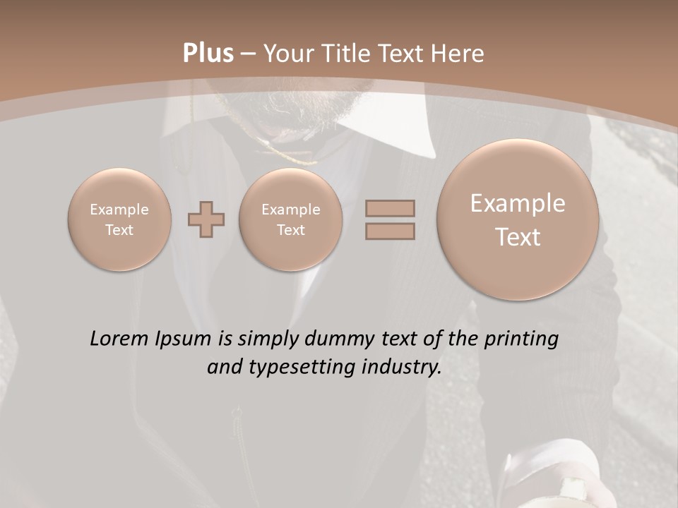 Irritate Floats Suit PowerPoint Template