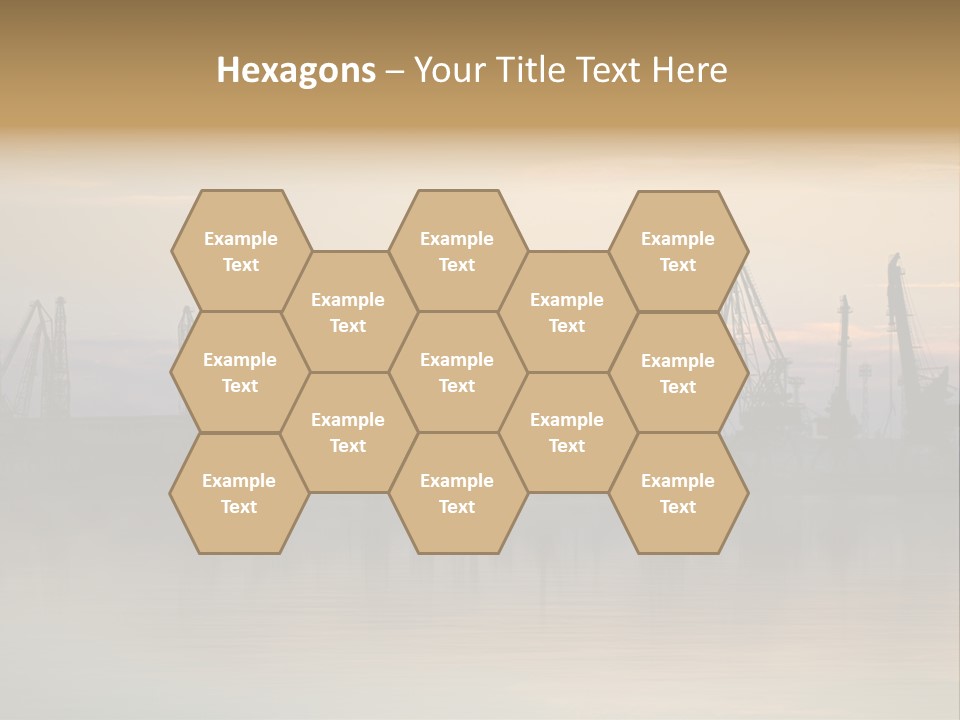 Crane Trans Transshipment PowerPoint Template