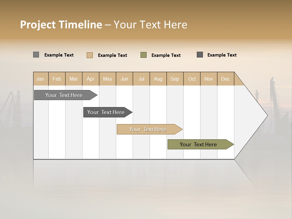 Crane Trans Transshipment PowerPoint Template