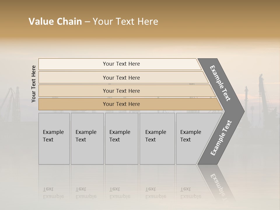 Crane Trans Transshipment PowerPoint Template