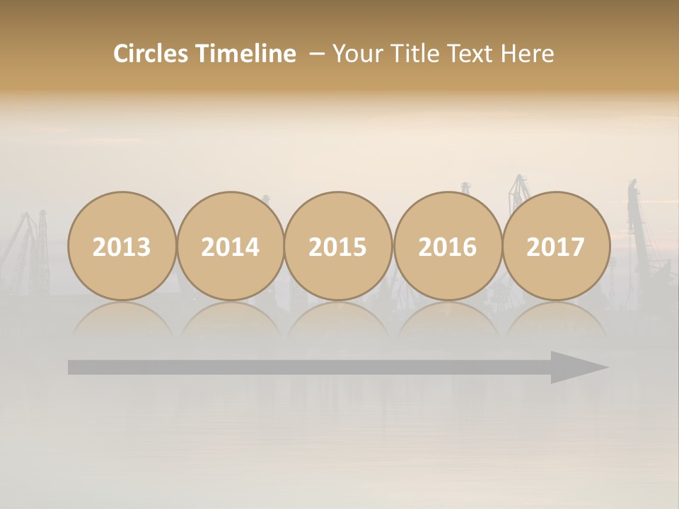 Crane Trans Transshipment PowerPoint Template