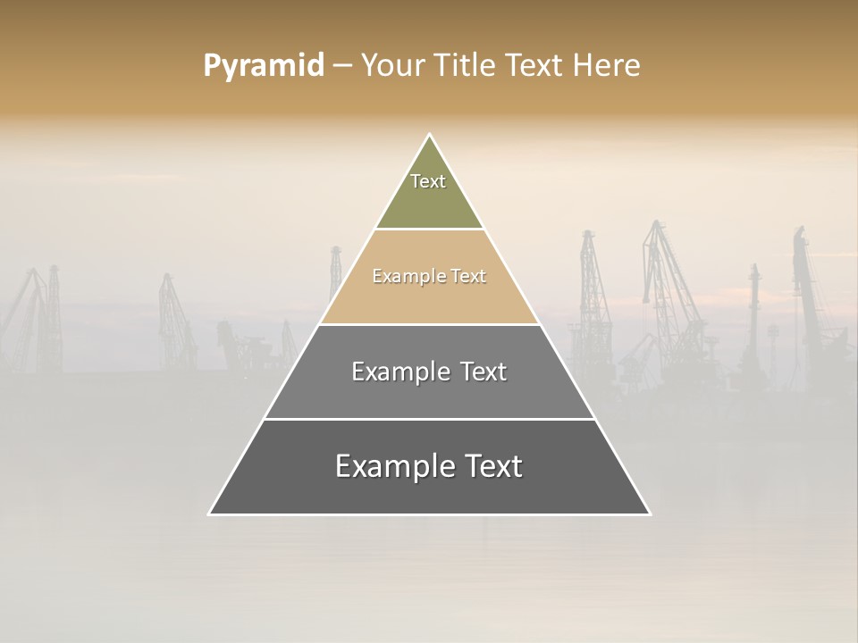 Crane Trans Transshipment PowerPoint Template