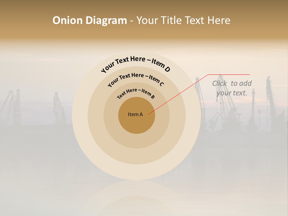 Crane Trans Transshipment PowerPoint Template