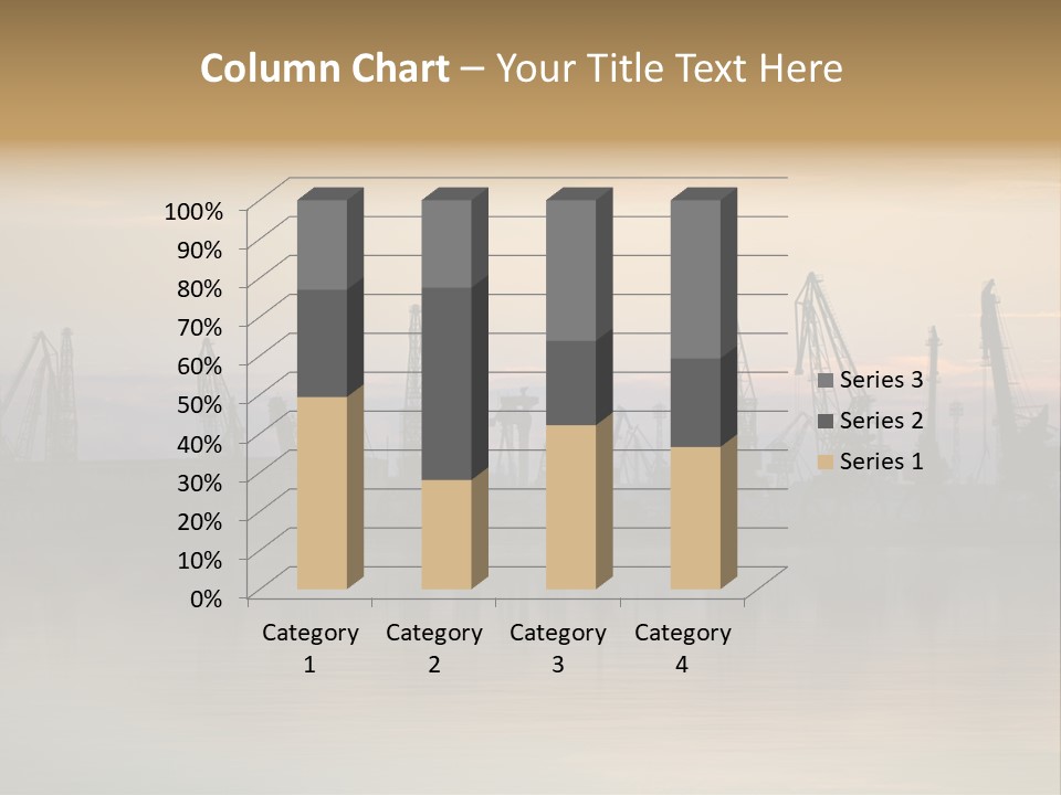 Crane Trans Transshipment PowerPoint Template