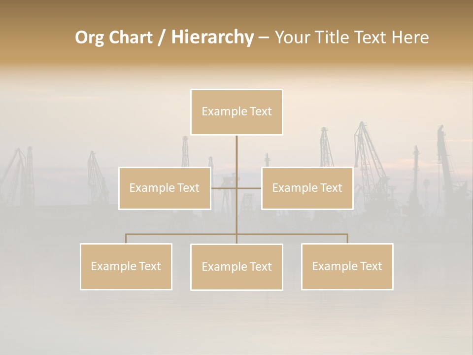 Crane Trans Transshipment PowerPoint Template