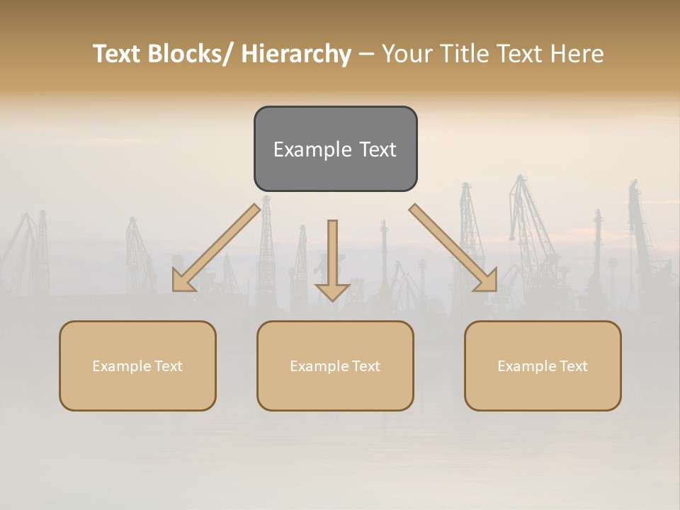 Crane Trans Transshipment PowerPoint Template