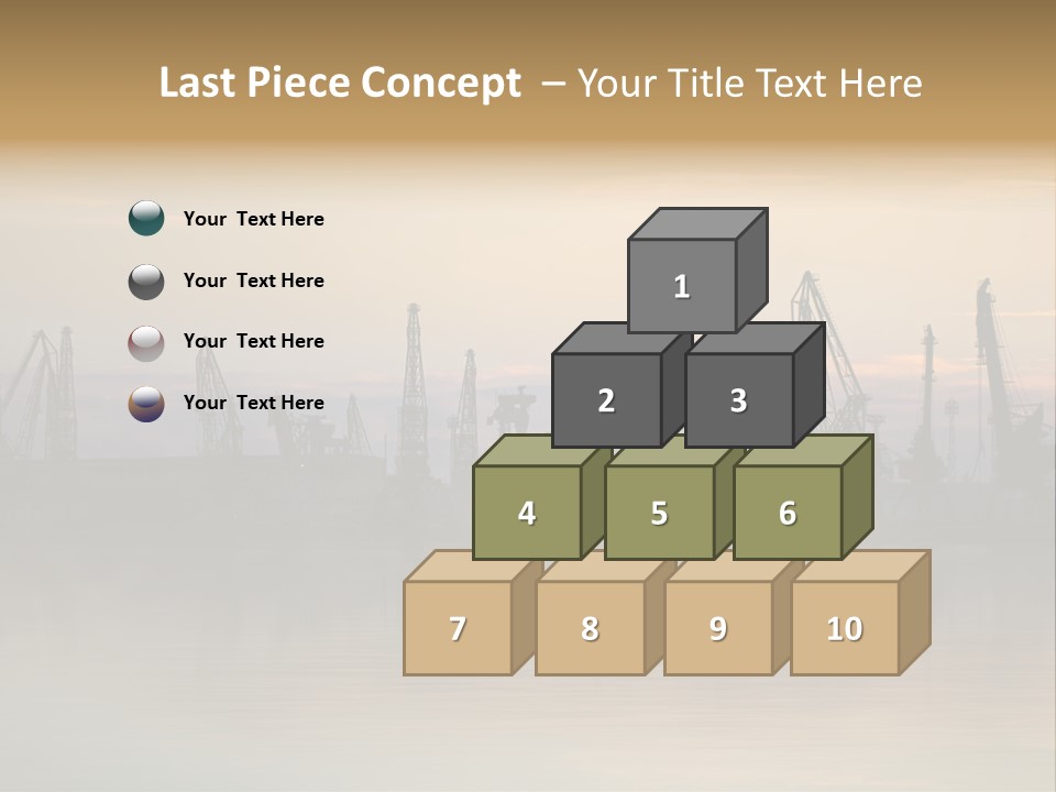 Crane Trans Transshipment PowerPoint Template