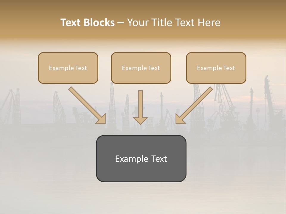 Crane Trans Transshipment PowerPoint Template