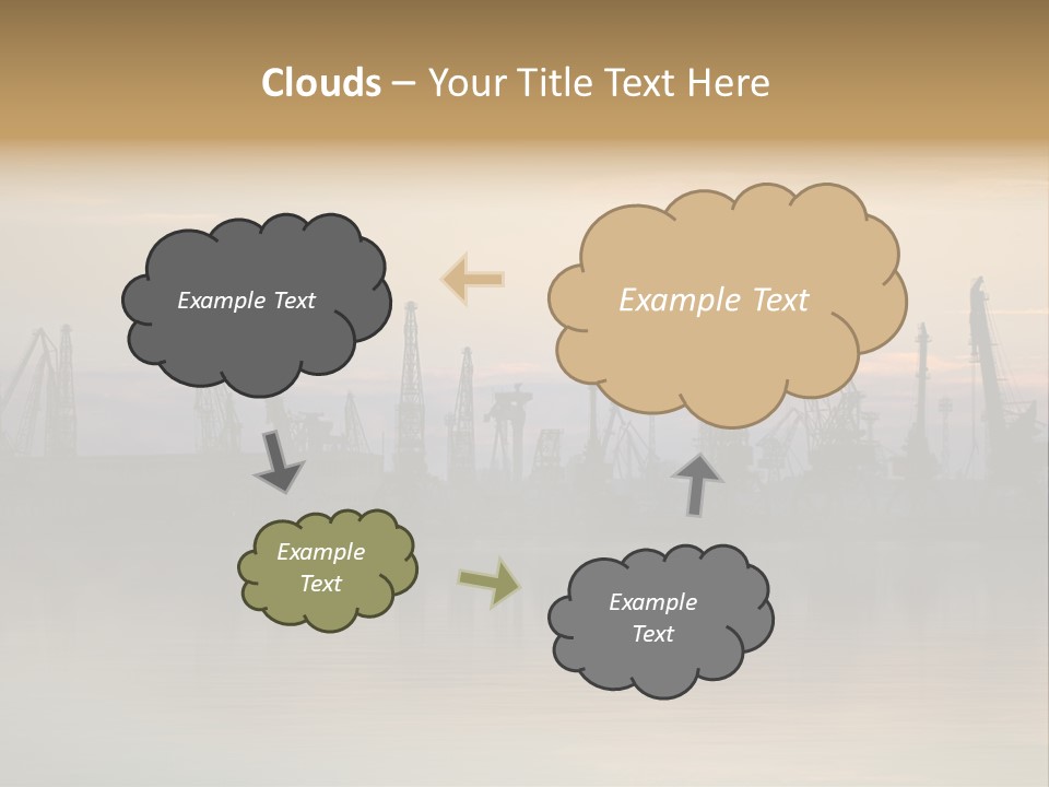 Crane Trans Transshipment PowerPoint Template