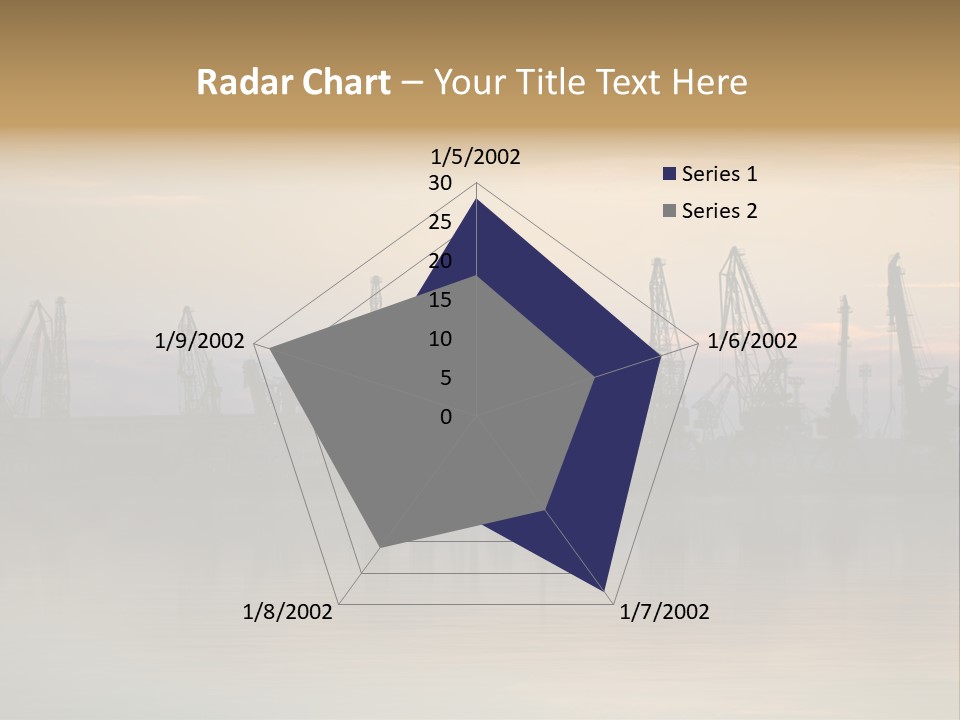 Crane Trans Transshipment PowerPoint Template