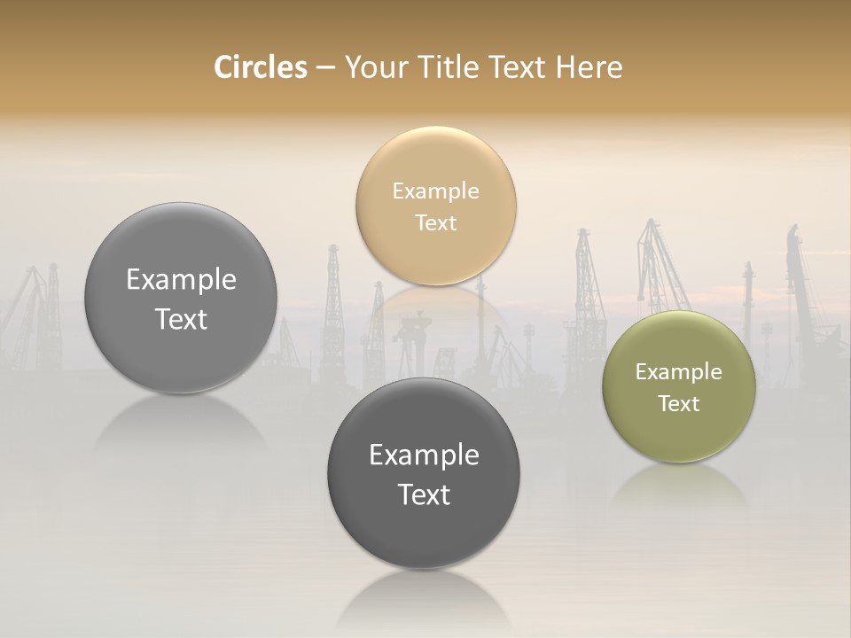 Crane Trans Transshipment PowerPoint Template