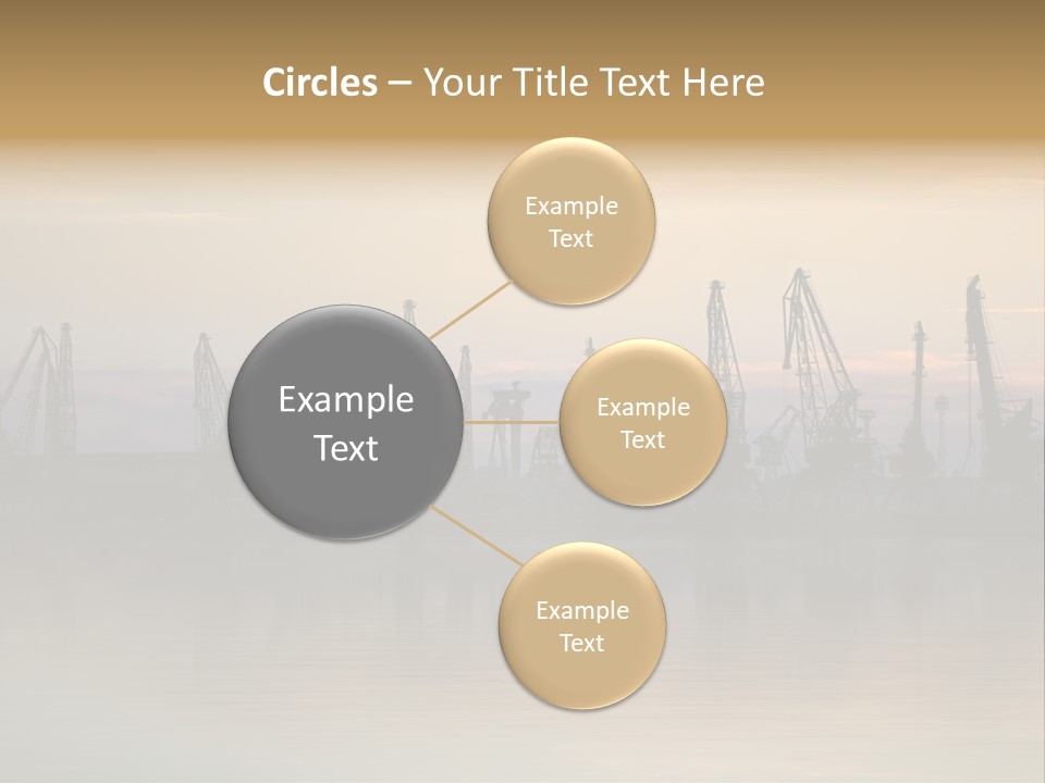 Crane Trans Transshipment PowerPoint Template