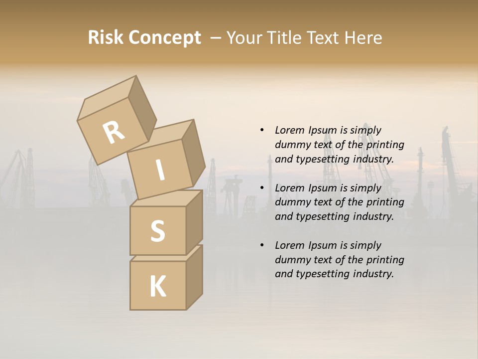 Crane Trans Transshipment PowerPoint Template