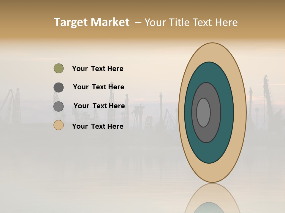 Crane Trans Transshipment PowerPoint Template