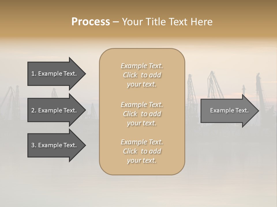 Crane Trans Transshipment PowerPoint Template