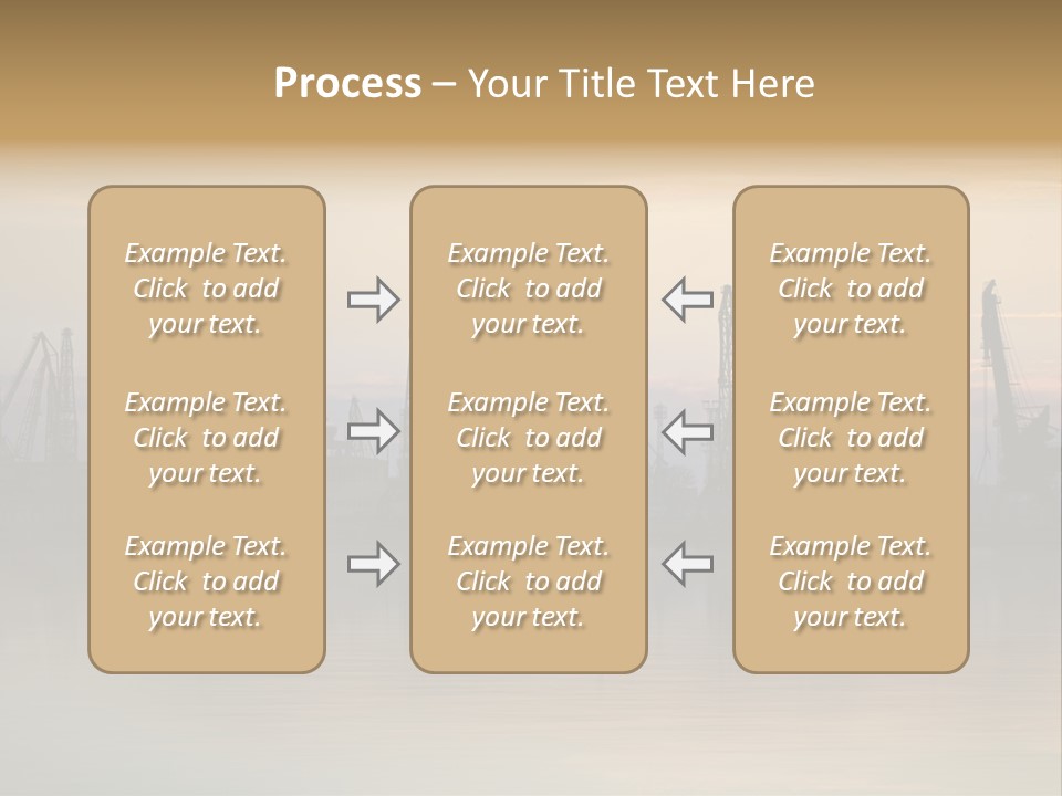 Crane Trans Transshipment PowerPoint Template