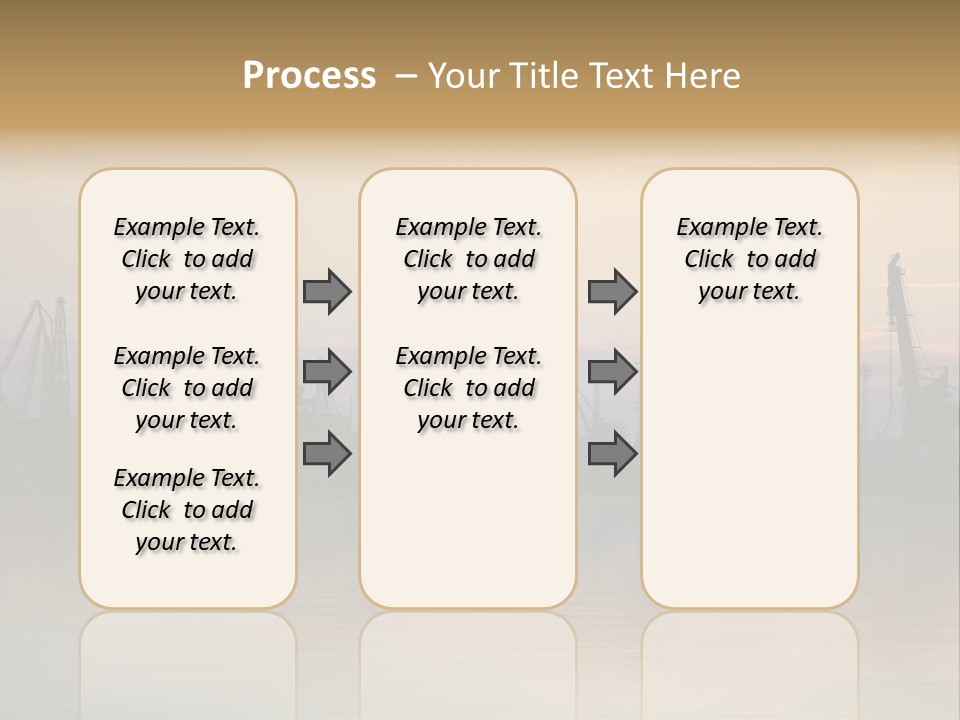 Crane Trans Transshipment PowerPoint Template