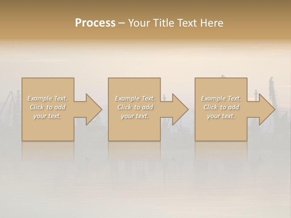 Crane Trans Transshipment PowerPoint Template