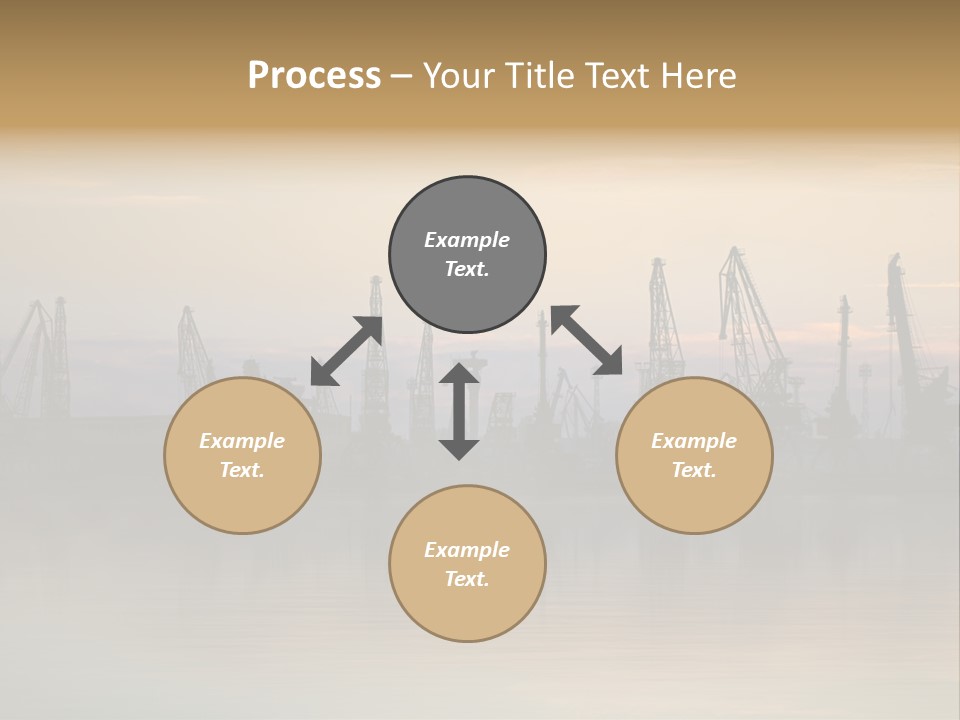 Crane Trans Transshipment PowerPoint Template