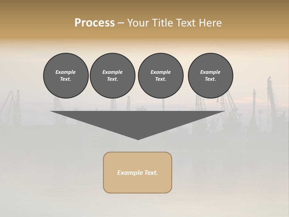 Crane Trans Transshipment PowerPoint Template