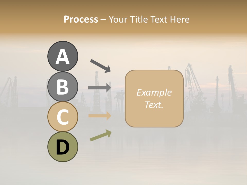 Crane Trans Transshipment PowerPoint Template
