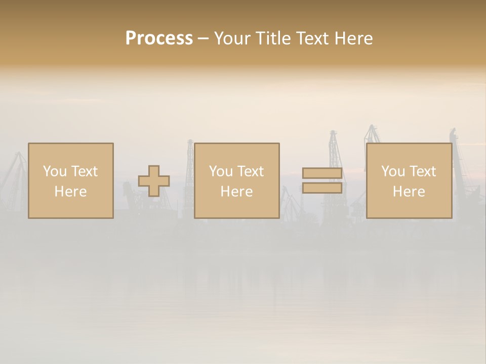 Crane Trans Transshipment PowerPoint Template