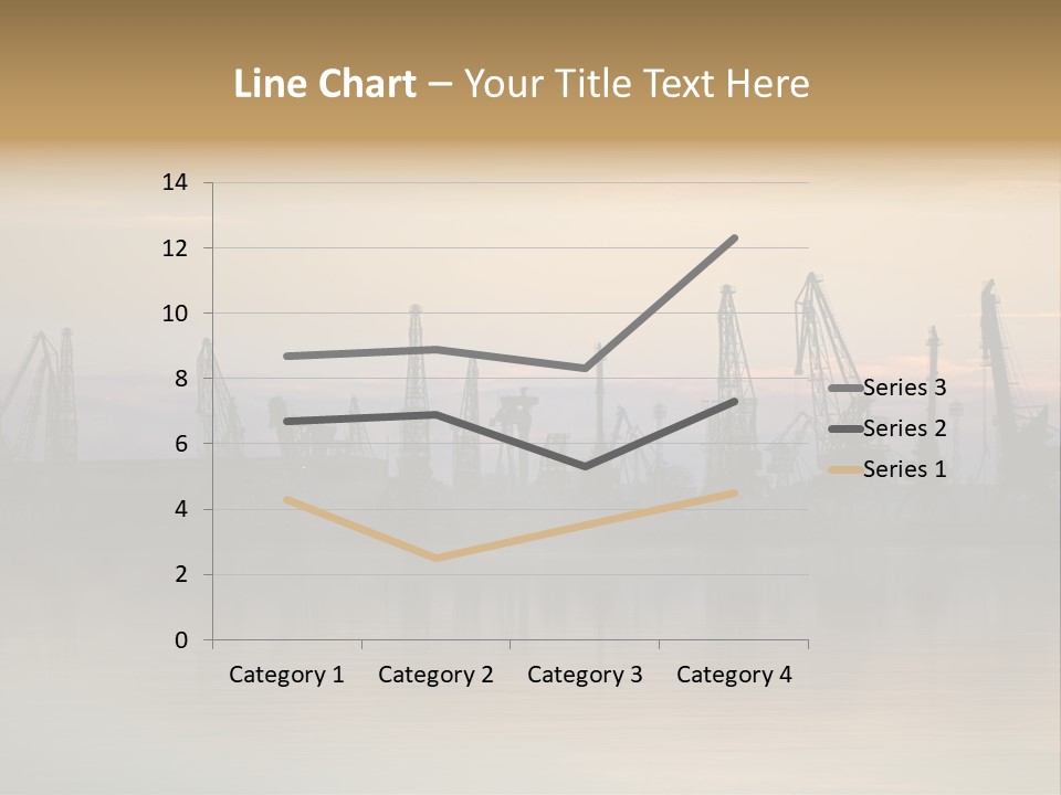 Crane Trans Transshipment PowerPoint Template