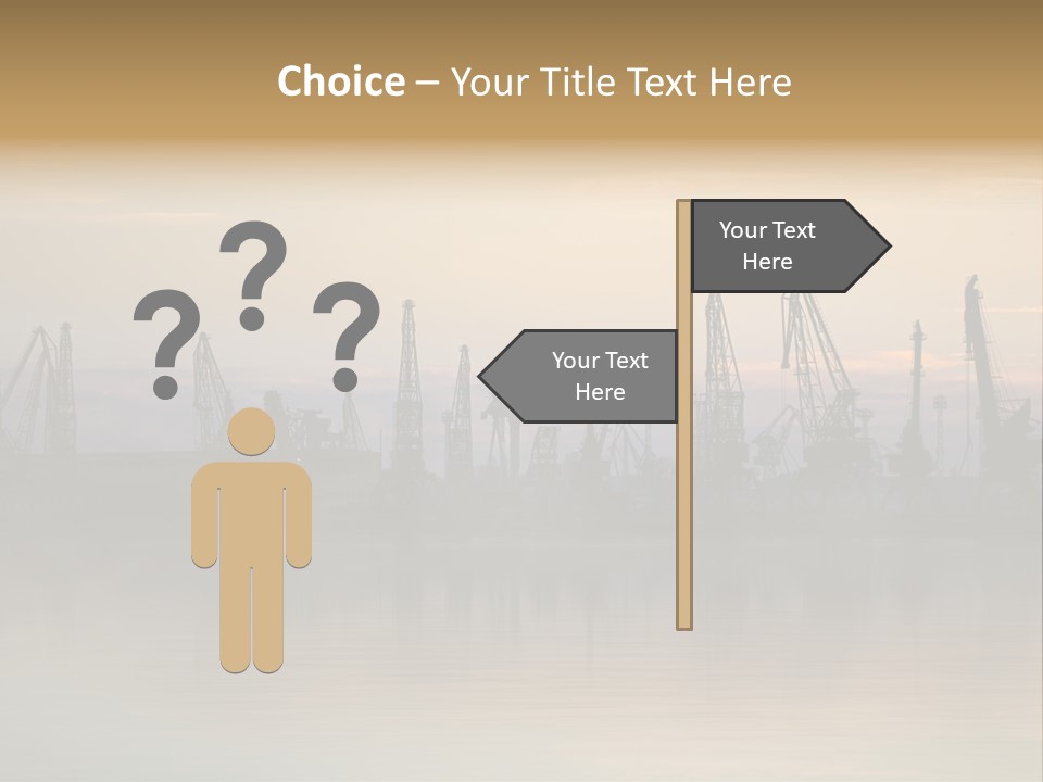 Crane Trans Transshipment PowerPoint Template